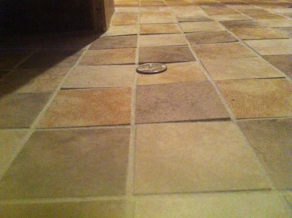 Uneven Floor Tiles