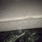 The Marble Restoration Company - Step Repair (Before)