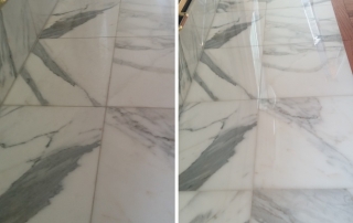 Statuario Marble - Before and After